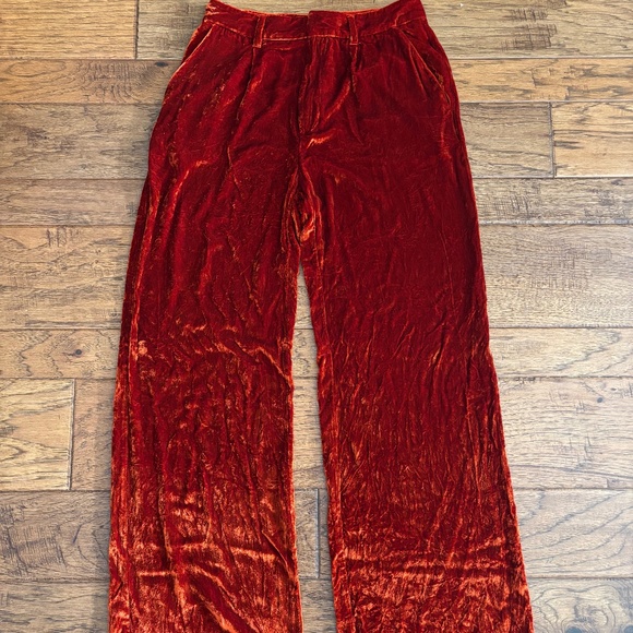 Reformation Petites Wes Velvet Pant - Picture 5 of 10